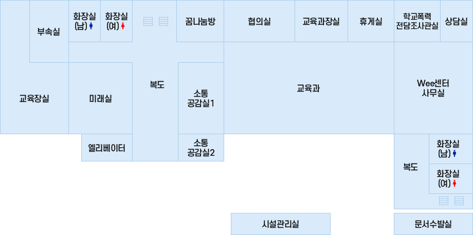 군포의왕교육청 본관동 2층 이미지입니다. 자세한 내용은 하단에서 안내합니다